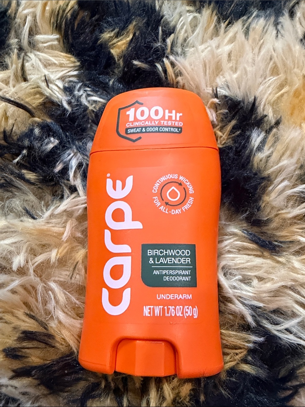 Carpe Birchwood & Lavender Antiperspirant Deodorant - Orange